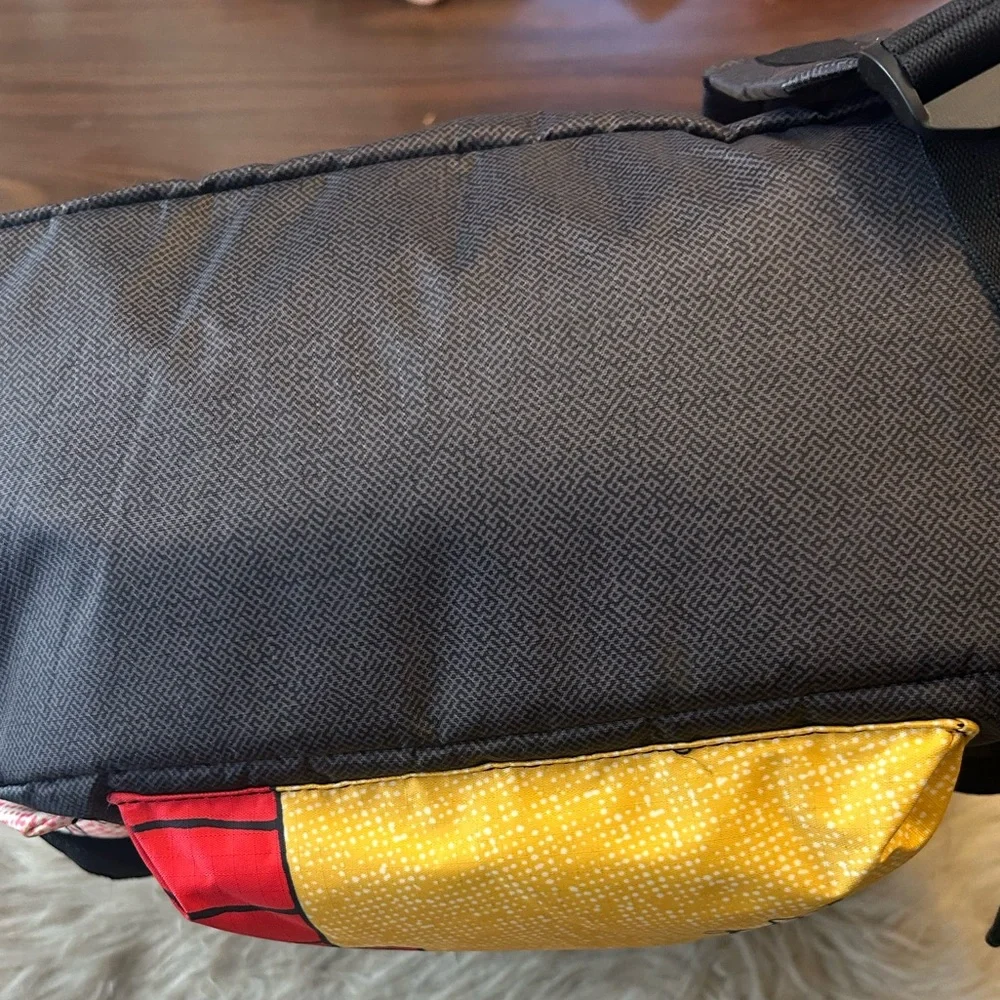 Snoopy Multi-Color Graphic Canvas Backpack